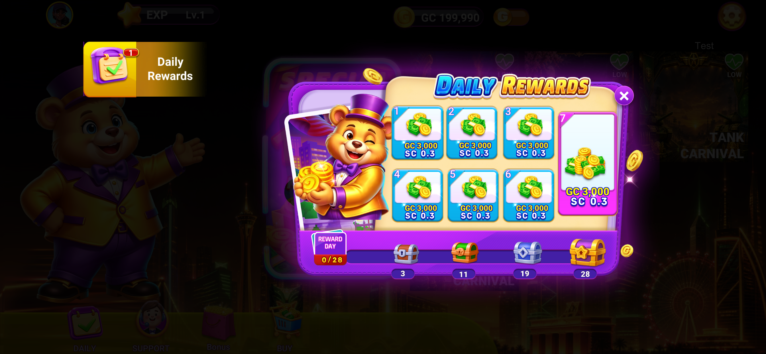 Bruno Reels Features
